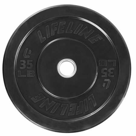 REFUAH Rubber Bumper Plate - 35 lbs RE1341026